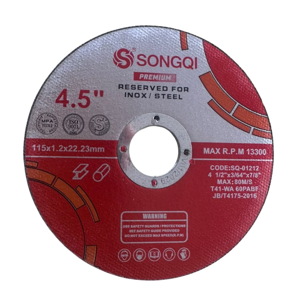 DISCO DE CORTE ULTRA FINO 4 1/2" X 3/64" X 7/8"