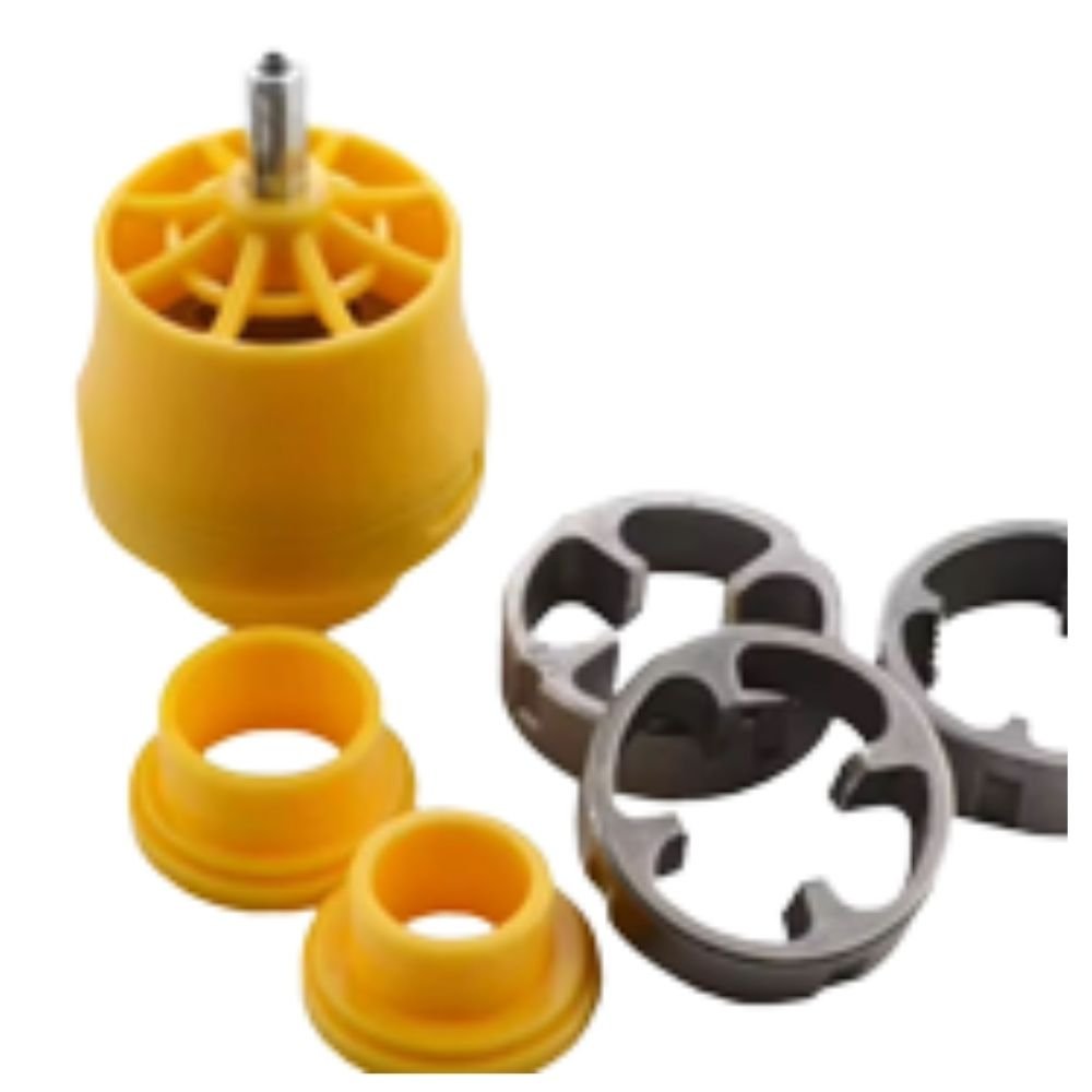 Juego de terrajas para roscar tubos de plástico y PVC